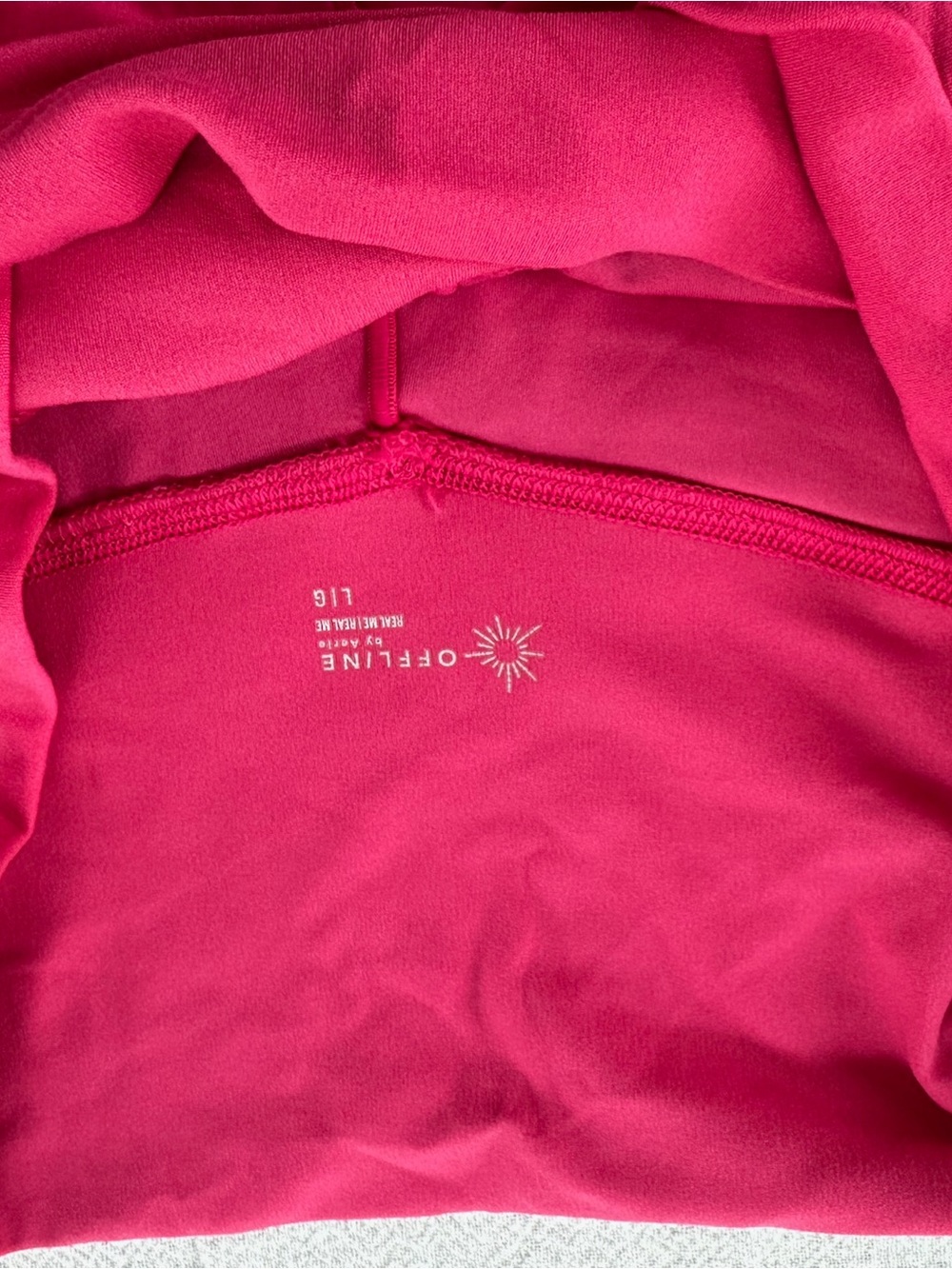 aerie Vibrant Pink Athletic Skirt-Shorts - Picture 2 of 2